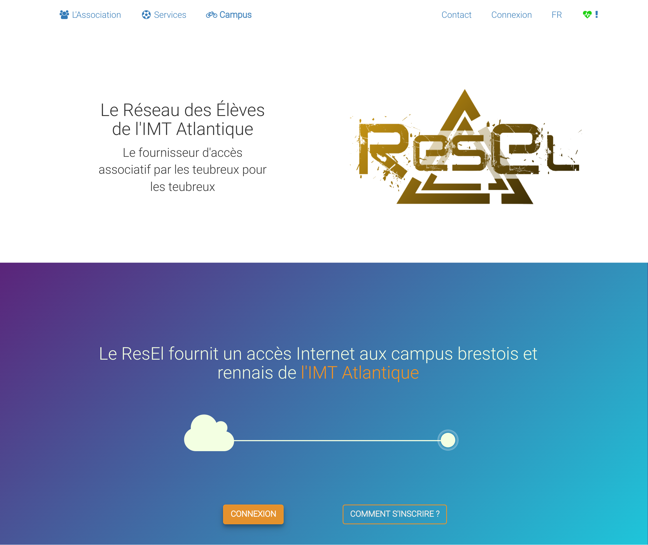 ResEl website screenshot